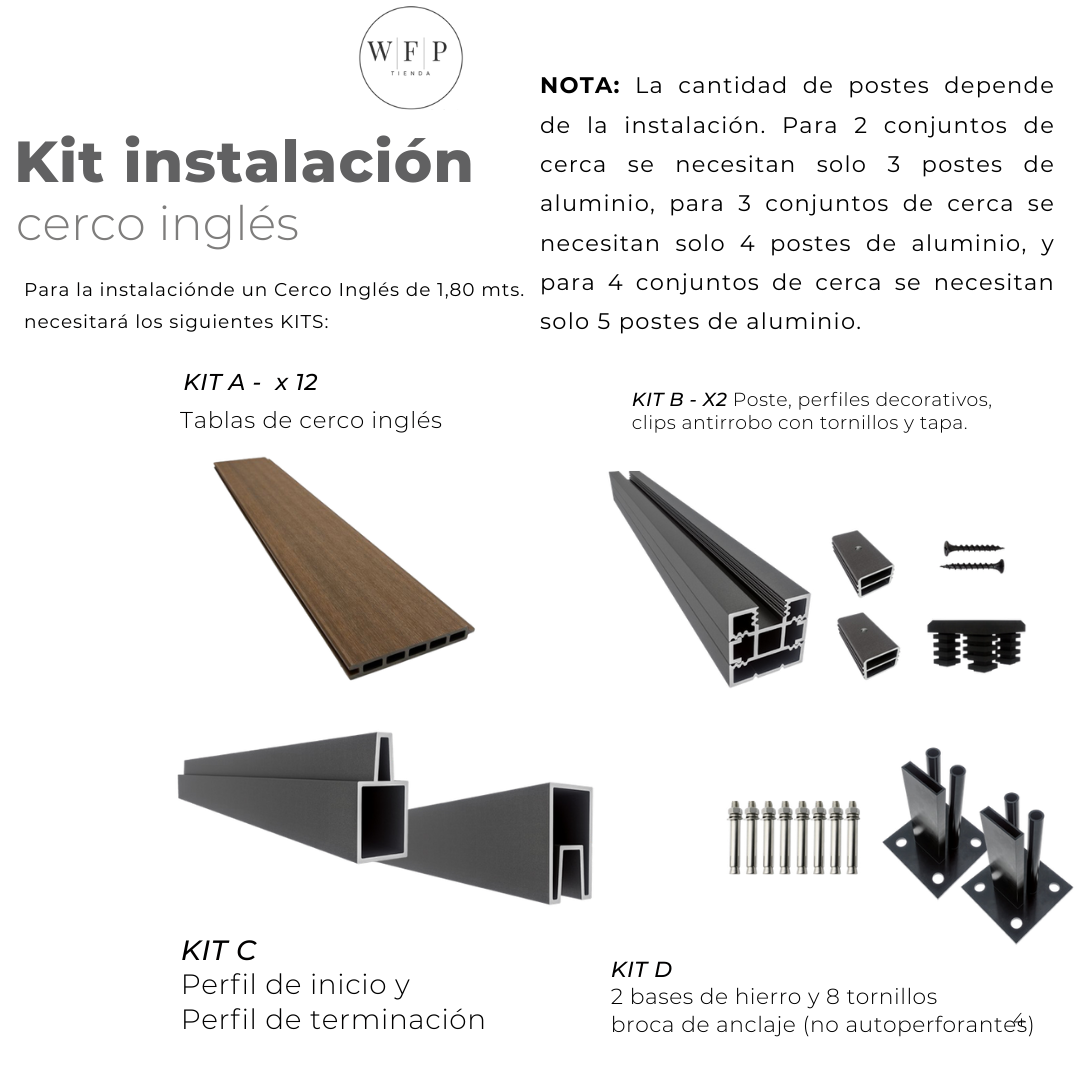 Kit de Instalación